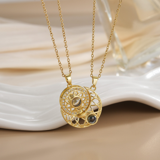 COLLAR ECPLISE DUAL SOL Y LUNA